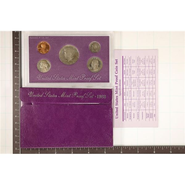 1998 US PROOF SET (WITH BOX) & WITH CERTIFICATE