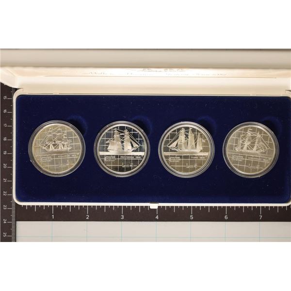 CENTRAL BANK OF MALTA 4 STERLING SILVER PF