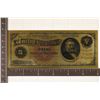 Image 1 : 999999 GOLD FOIL REPLICA BILL OF A 1886 US $5 SILV