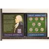 Image 1 : GREAT AMERICAN COIN & STAMP SET CONTAINS: 8