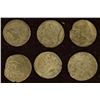 Image 1 : 6 SILVER DIME SIZED OTTOMAN EMPIRE PARA COINS: