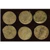 Image 2 : 6 SILVER DIME SIZED OTTOMAN EMPIRE PARA COINS: