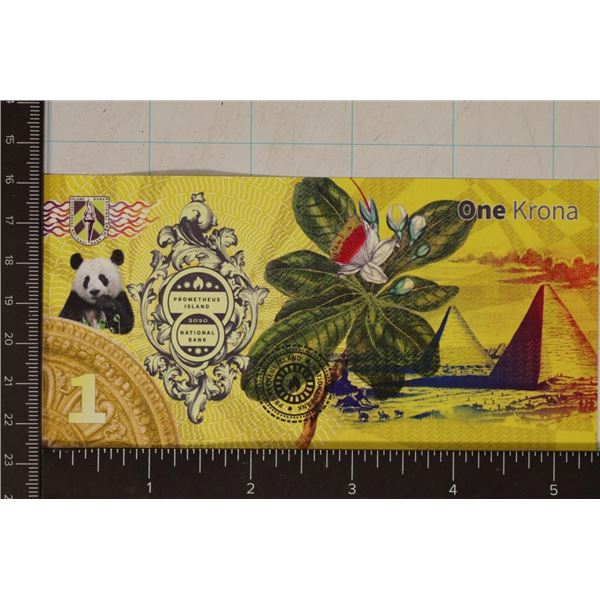 2020 PROMETHEUS ISLAND NATIONAL BANK 1 KRONA