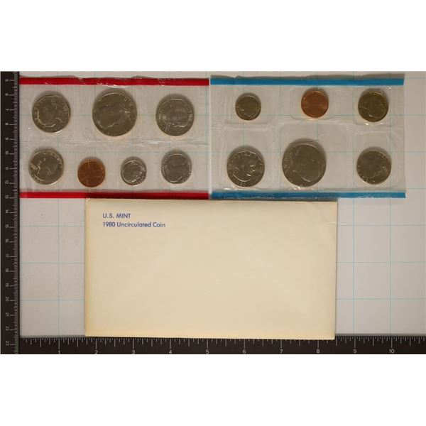 1980 US MINT SET (UNC) P/D/S (WITH ENVELOPE)
