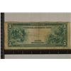 Image 2 : 1914 US $5 FEDERAL RESERVE NOTE BLUE SEAL WITH