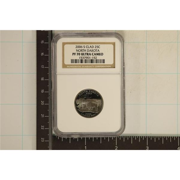 2006-S NORTH DAKOTA QUARTER NGC PF70 ULTRA CAMEO
