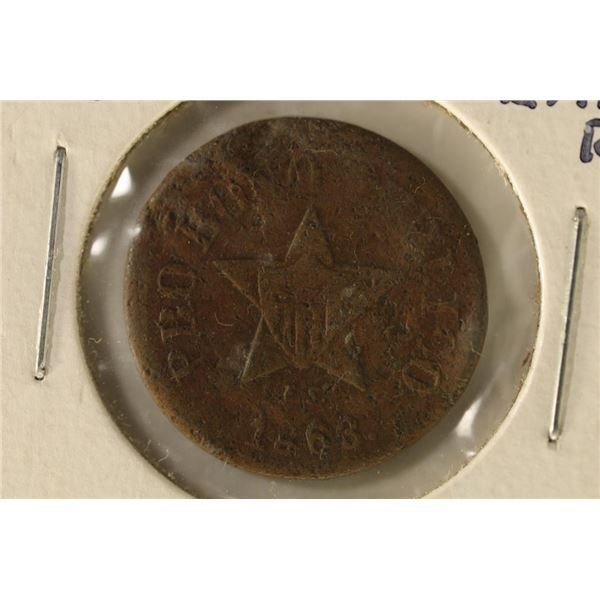 1863 CIVIL WAR TOKEN PROBONO PUBLICO NEW YORK