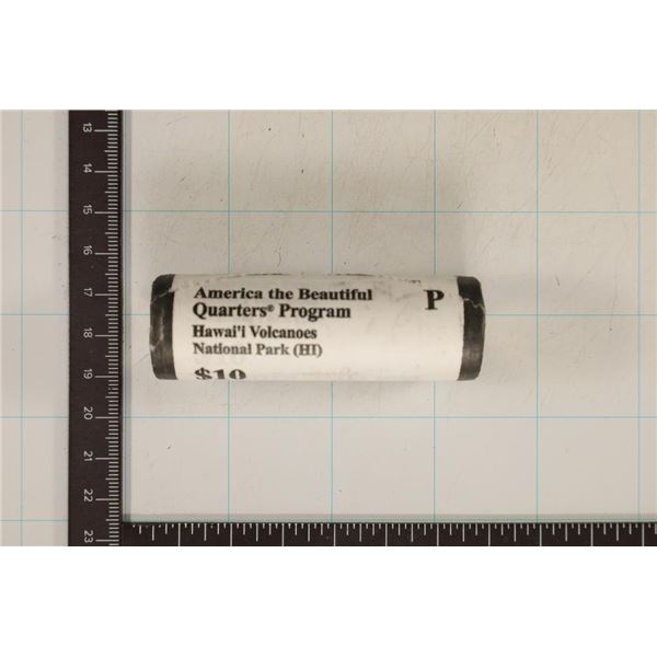 2012-P SOLID DATE $10 ROLL OF HAWAII VOLCANOES N.P