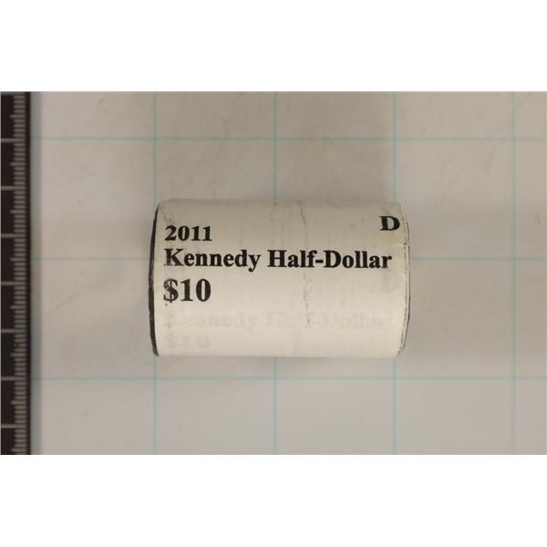 2011-D SOLID DATE $10 OF BU KENNEDY HALF DOLLARS