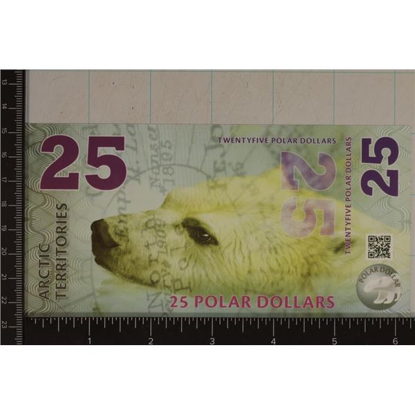 2017 CU ARCTIC TERRITORIES 25 POLAR DOLLARS