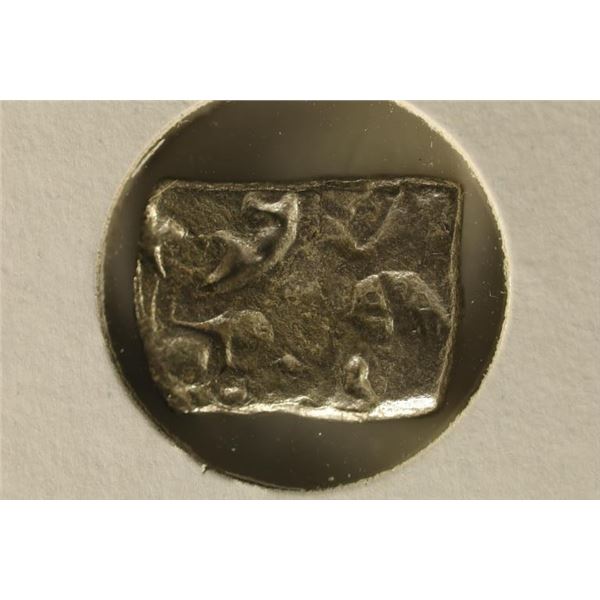 INDIA SILVER PUNCH COIN FROM 400B.C.-100A.D.