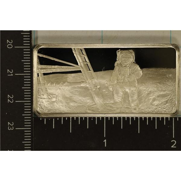 28.8 GRAMS STERLING SILVER INGOT APOLLO 11