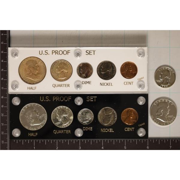 GREAT LOT OF US PROOF SILVER SETS OR COINS: 1962