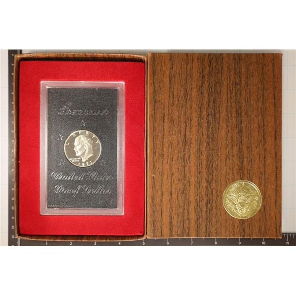 1971 IKE SILVER DOLLAR (BROWN PACK)