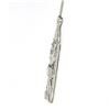 Image 5 : Antique Art Deco Platinum 4.37 ctw Old European Diamond Large Dinner Pendant Cha