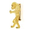 Image 5 : Vintage Craig Drake 18K Gold Ruby & Diamond Textured Gorilla Monkey Brooch Pin