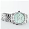 Image 5 : Rolex Mens Stainless Steel Blue Diamond Fluted Bezel 36MM Datejust Wristwatch