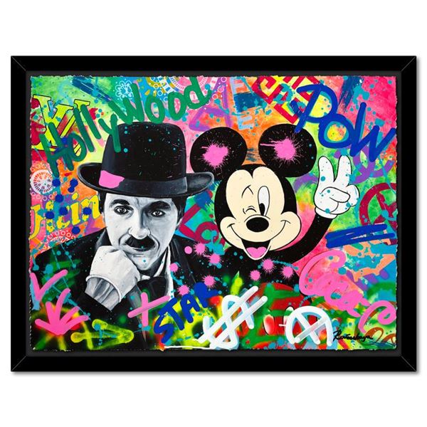 Chaplin & Mickey Mouse by Rovenskaya Original