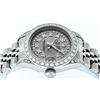 Image 3 : Rolex Ladies Quickset Sapphire Stainless Steel Grey Diamond Lugs Datejust Wristw