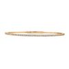 Image 3 : NEW 14k Rose Gold 1.14 ctw Round Diamond 6.25" Flexible Stackable Bangle Bracele