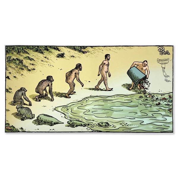 Evolution Trash by Piraro, Dan