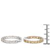 Image 3 : Plated Rhodium 4.80ctw Citrine Earrings
