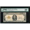 1928 $100 Gold Certificate PMG 20