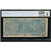 Image 2 : 1864 $10 T-68 Confederate PCGS 63