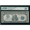 Image 1 : 1899 $5 Chief Silver Certificate PMG 25