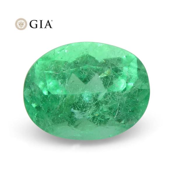 Lovely GIA Certified 1.1 Ct Natural Emerald