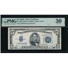 1934B $5 Silver Certificate PMG 30