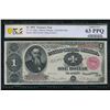 Image 1 : 1891 $1 Treasury Note PCGS 63PPQ