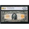 Image 1 : 1922 $20 Gold Certificate PCGS 64PPQ