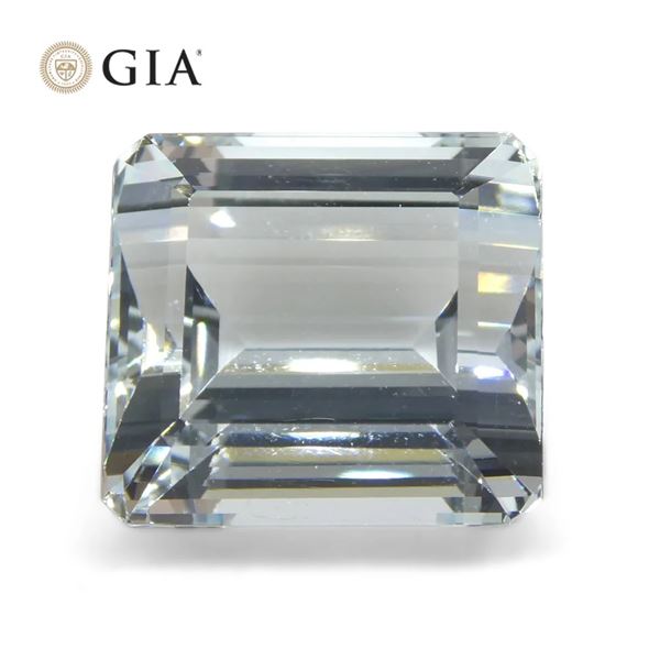 Massive 25.74 Ct GIA Certified Natural Aquamarine