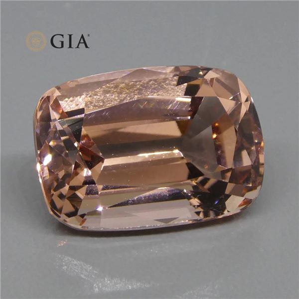 Large Rare 9.70 Ct GIA Certified Natural Morganite