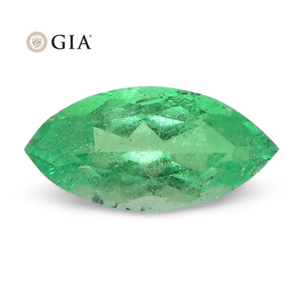 Elegant 1.4 Ct GIA Certified Natural Emerald