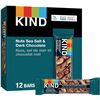 Image 1 : KIND 12 X 40G BOX IN NUTS SEA SALT DARK CHOCOLATE