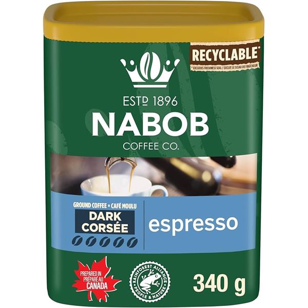NEW 340G NABOB COFFEE CO ESPRESSO