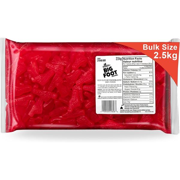 2.5KG BAG ALLAN BIG FOOT ORIGINAL CANDY