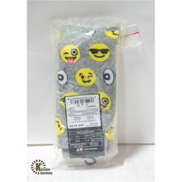 NEW HOTSOX WOMENS EMOJI SOCKS