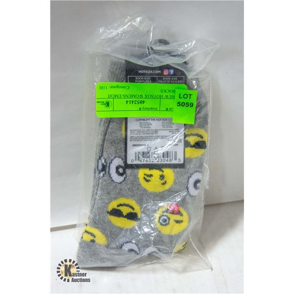 NEW HOTSOX WOMENS EMOJI SOCKS