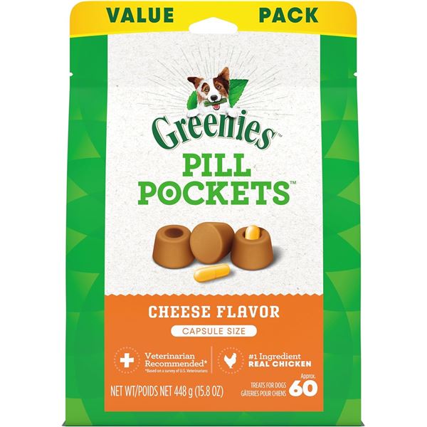448G VALUE PACK GREENIES PILL POCKETS - CHICKEN