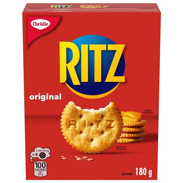 3 NEW BOXES OF RITZ ORIGINAL CRACKERS 180G