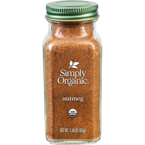 NEW 65G SIMPLY ORGANIC GROUND NUTMEG