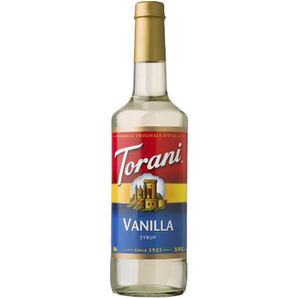 750ML BOTTLE TORANI VANILLA FLAVOURING SYRUP
