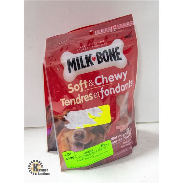 NEW 2 X 113G MILK BONE SOFT & CHEWY DOG TREATS