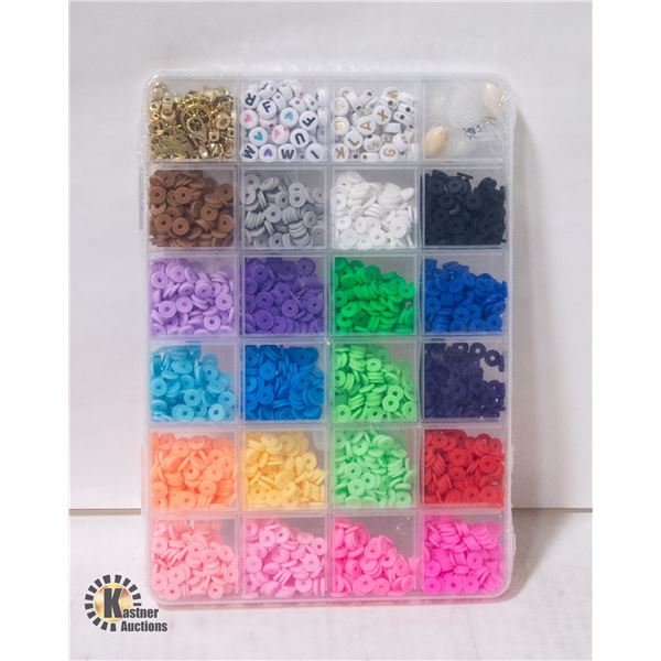 NEW HBNLAI 5300 PCS CLAY BEADS BRACELET MAKING KIT