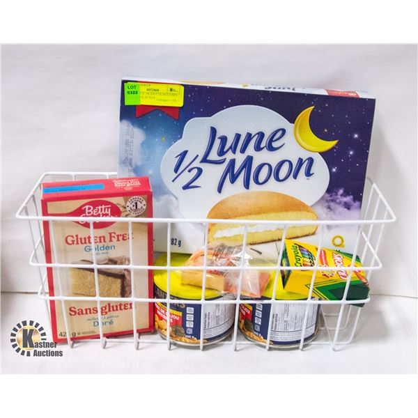 LOT OF NEW PRODUCTS INCLUDES GROCERIES, BURT'S