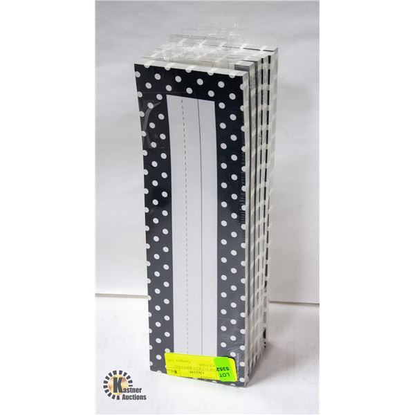 6 PADS OF 11.5 X 3.5 WRITTING PRACTICE PADS