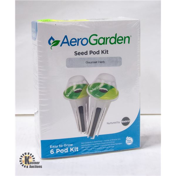 NEW AERO GARDEN GOURMET HERB 6 PACK SEED POD KIT
